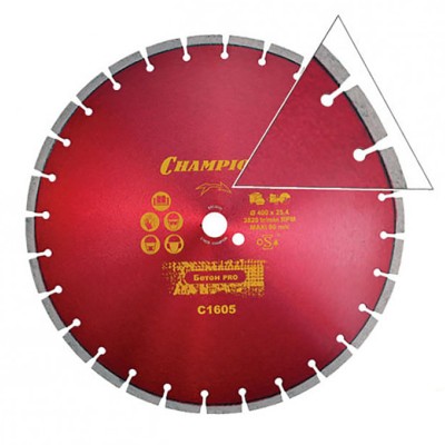 Алмазный диск Champion ST Concremax 400 mm 25,4