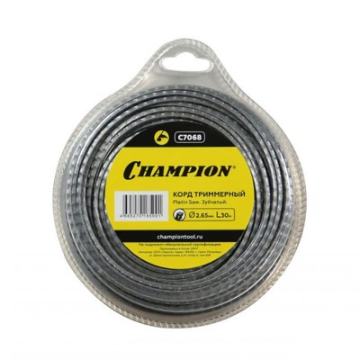 Леска для триммера Champion Platin Saw 2.65мм x 30м